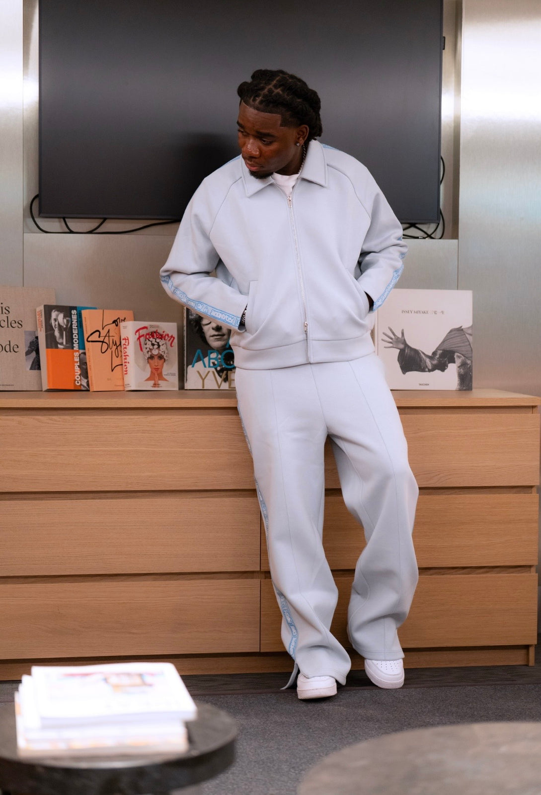 ENSEMBLE LAURENT DA-SILVA BLEU - Image 3