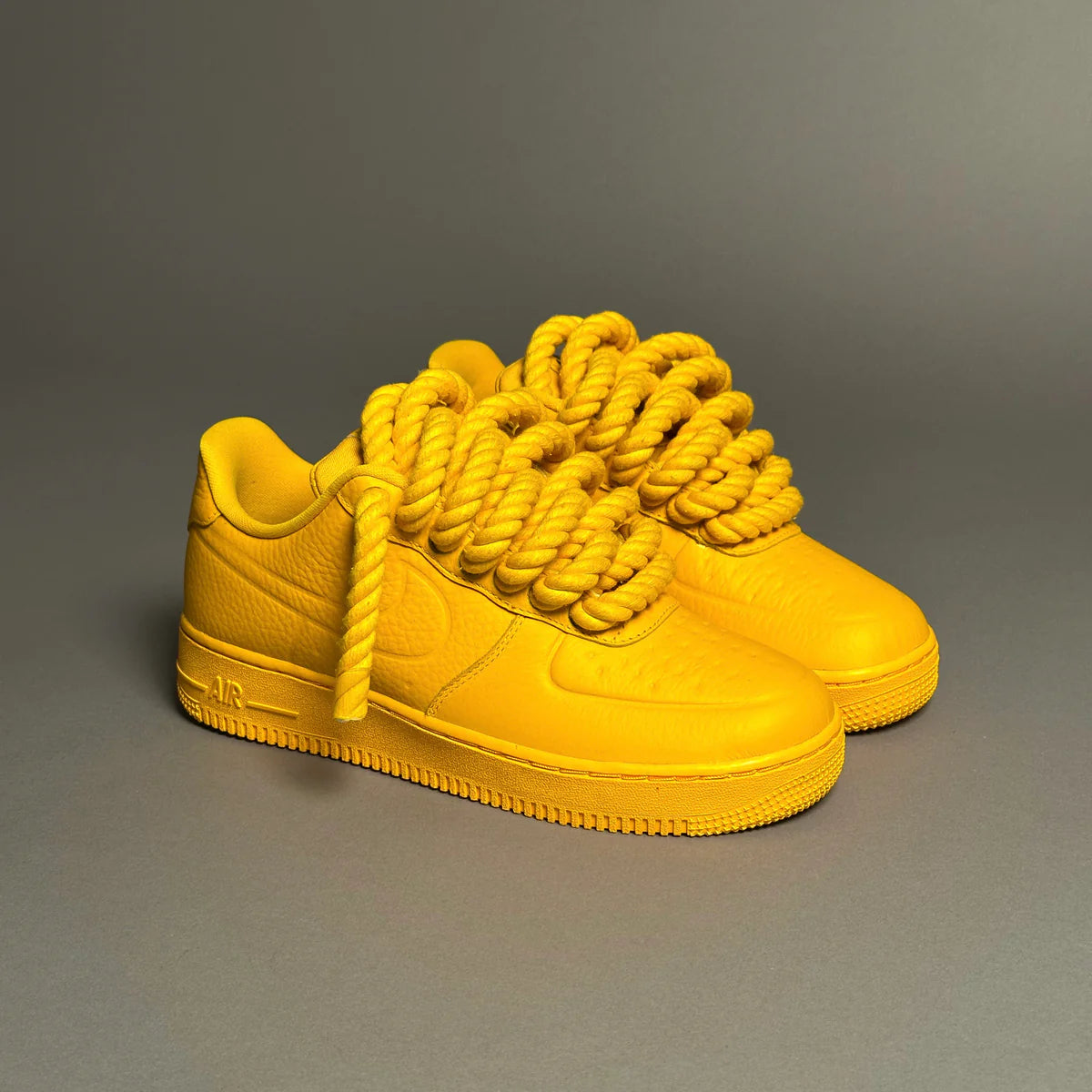 AF1 LOW 07 PRO-TECH UNIVERSITY GOLD CUSTOM ROPE 1 - Image 2