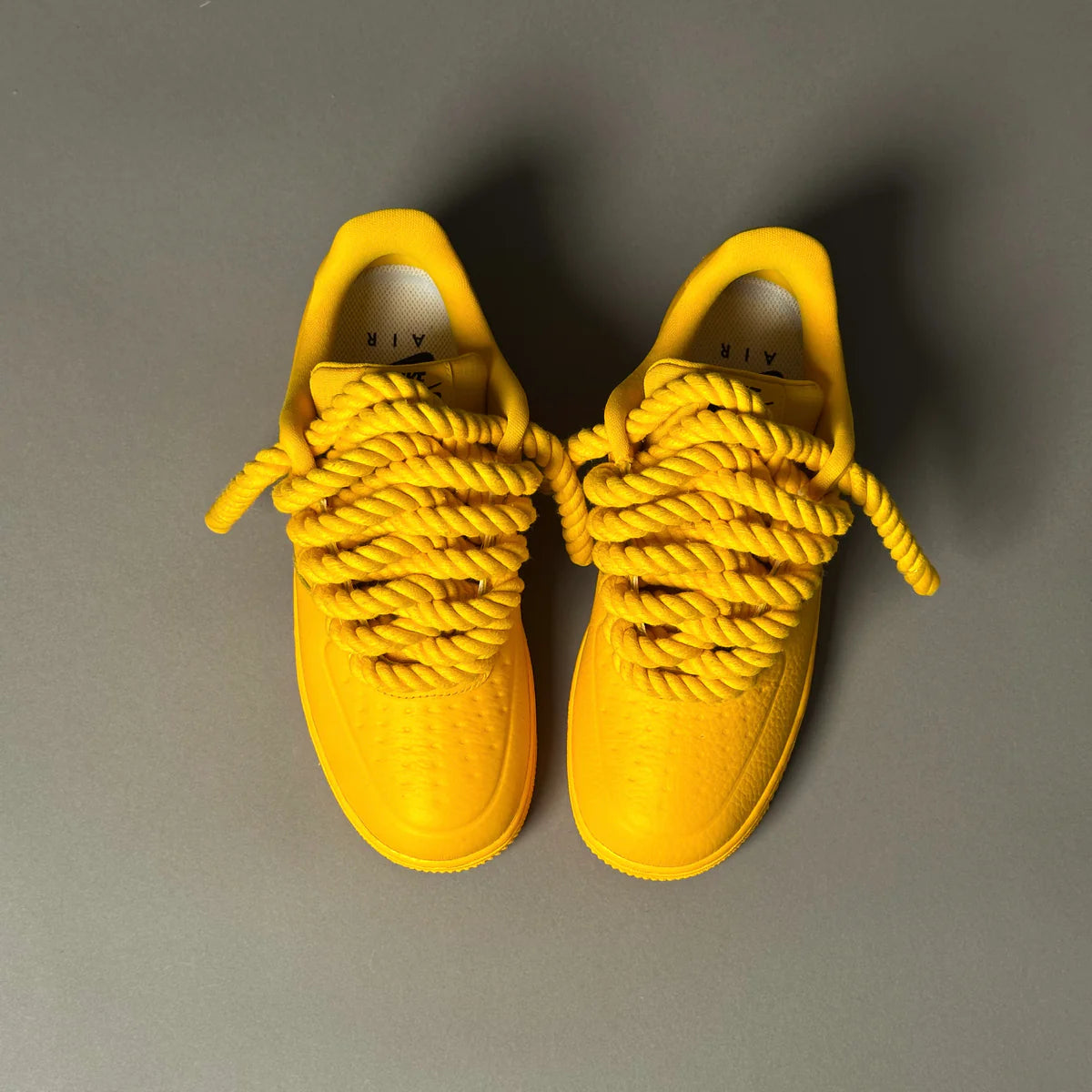 AF1 LOW 07 PRO-TECH UNIVERSITY GOLD CUSTOM ROPE 1 - Image 3