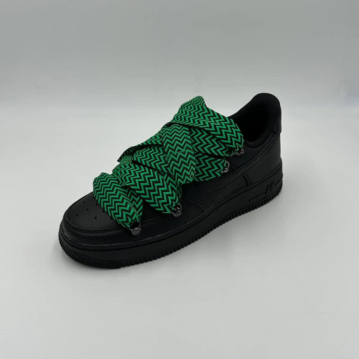 AF1 LOW NOIR CUSTOM ROPE LACE 1 & LANVIN - Image 2
