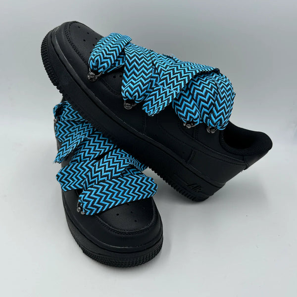 AF1 LOW NOIR CUSTOM ROPE LACE 1 & LANVIN