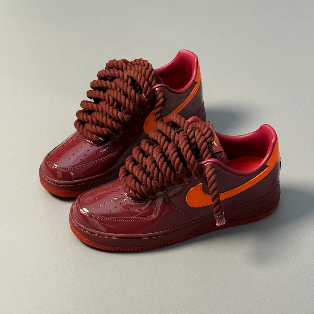 AF1 LOW 07 VERNIS DARK TEAM / UNIVERSITY GOLD & ROPE 1 - Image 3