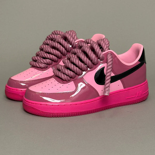 AF1 LOW VERNIS FUSHIA ROSE & ROPE 1