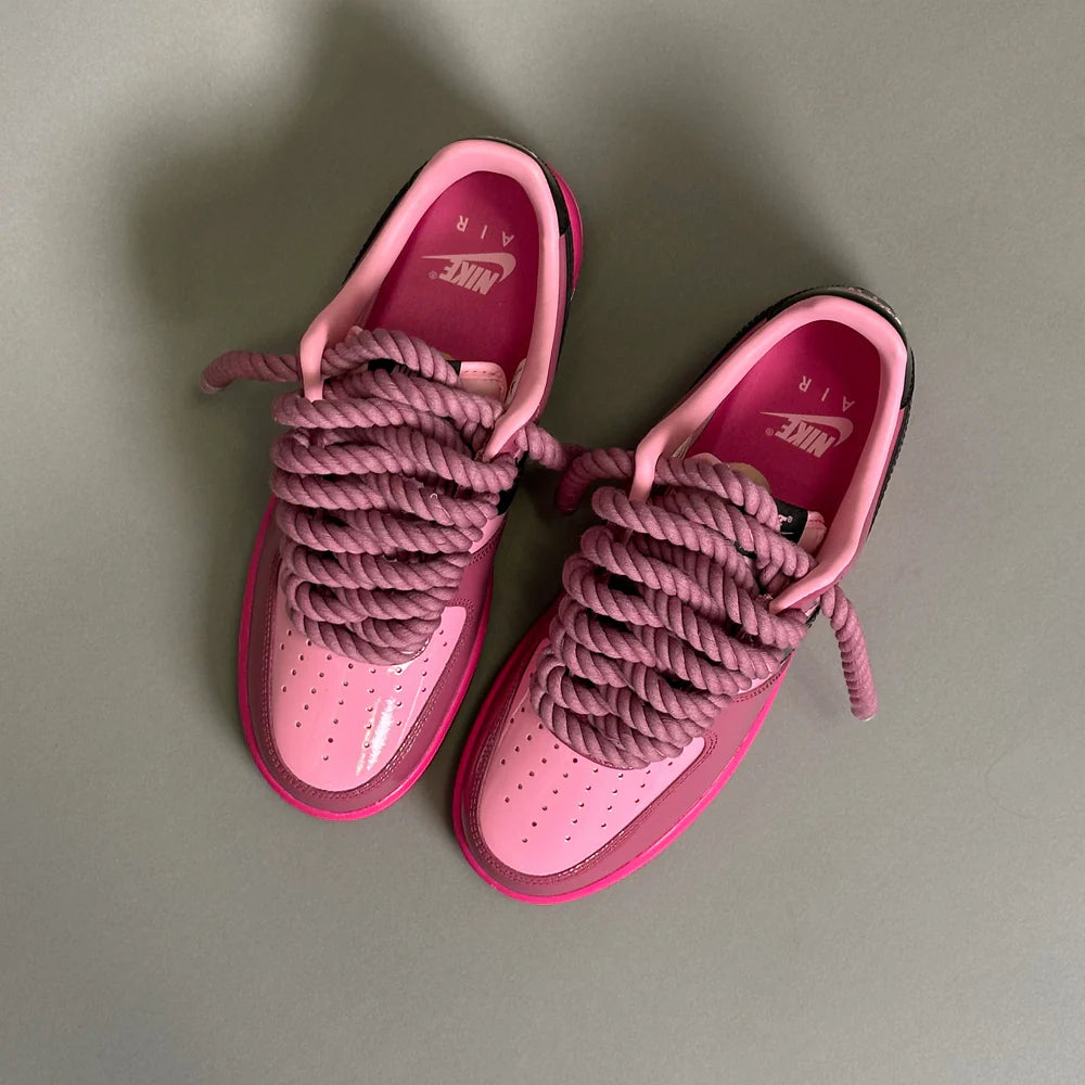 AF1 LOW VERNIS FUSHIA ROSE & ROPE 1 - Image 3