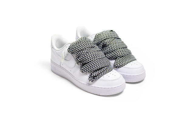 AF1 WHITE LOW  CUSTOM ROPE LACE 1 & LANVIN - Vue alternative