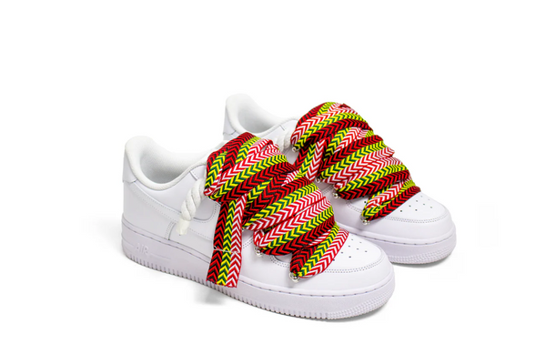 AF1 WHITE LOW CUSTOM ROPE LACE 1 & LANVIN LACET