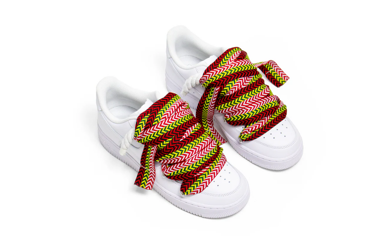 AF1 WHITE LOW CUSTOM ROPE LACE 1 & LANVIN LACET - Image 2