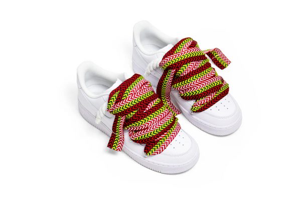 AF1 WHITE LOW CUSTOM ROPE LACE 1 & LANVIN LACET - Vue alternative