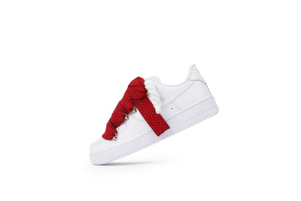 AF1 WHITE LOW CUSTOM ROPE LACE 1 & LANVIN