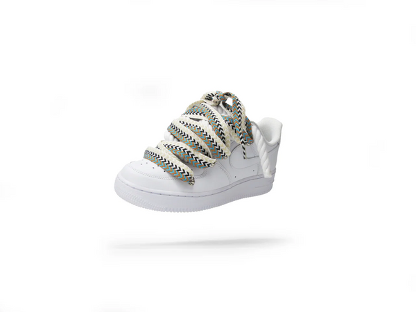 AF1 WHITE LOW CUSTOM ROPE LACE 1 & LANVIN - Vue alternative