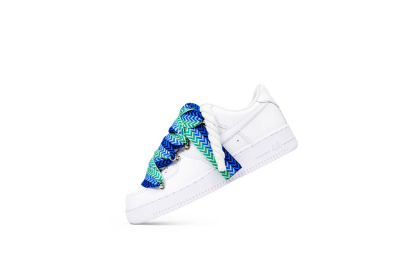 AF1 WHITE LOW CUSTOM ROPE LACE 1 & LANVIN - Vue alternative