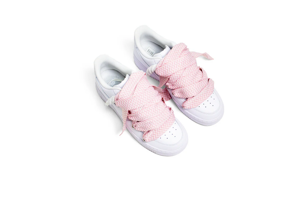 AF1 WHITE LOW CUSTOM ROPE LACE 1 & LANVIN - Image 2