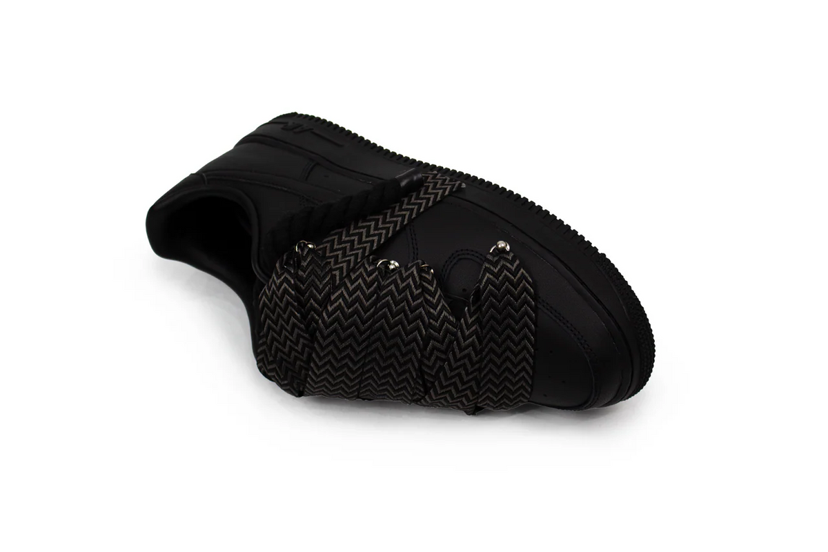 AF1 LOW NOIR CUSTOM ROPE LACE 1 & LANVIN - Image 2