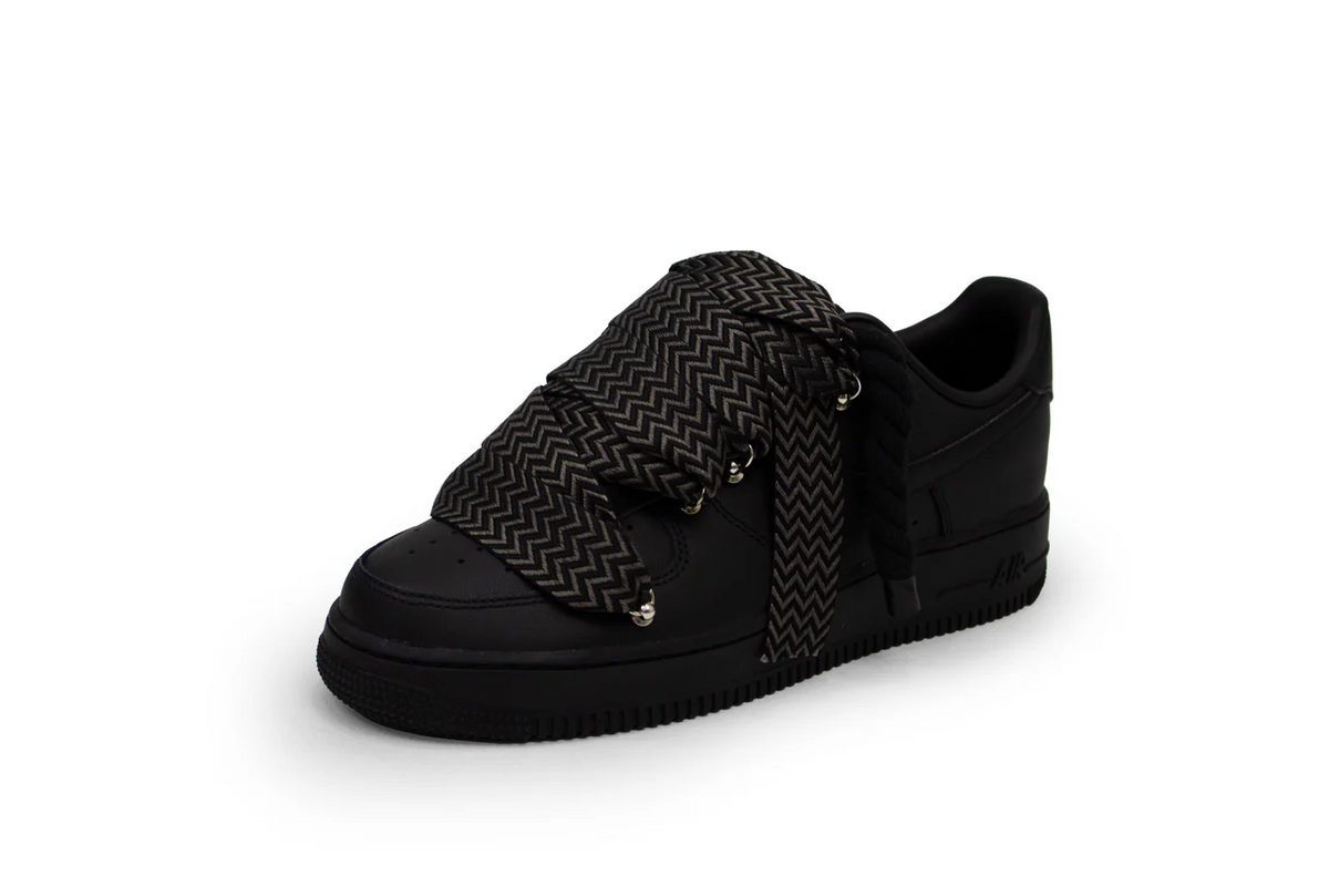 AF1 LOW NOIR CUSTOM ROPE LACE 1 & LANVIN - Image 3