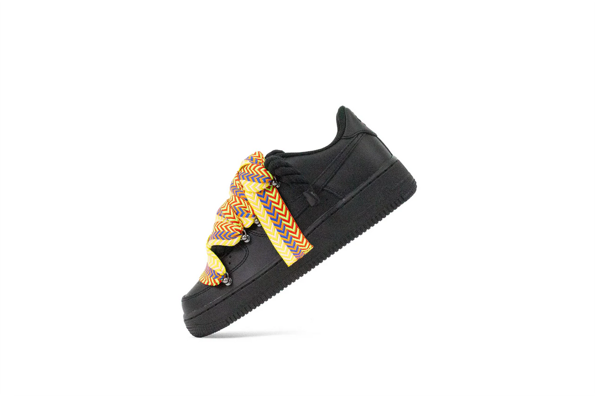 AF1 LOW NOIR CUSTOM ROPE LACE 1 & LANVIN - Image 1