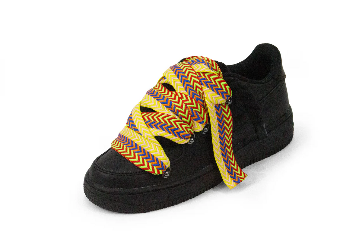 AF1 LOW NOIR CUSTOM ROPE LACE 1 & LANVIN - Image 3