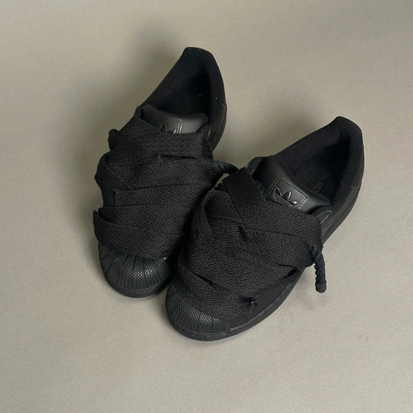 ADIDAS SUPERSTAR NOIR CUSTOM ROPE 1 & LANVIN