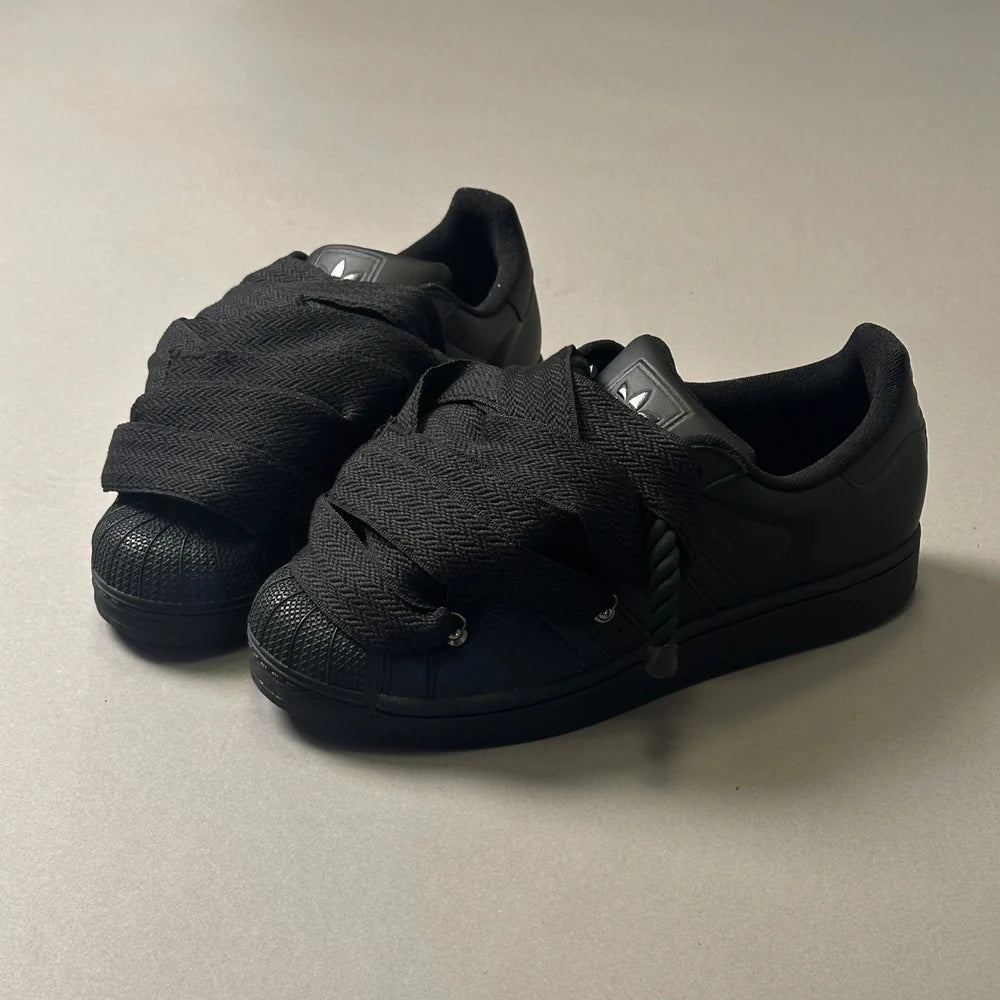 ADIDAS SUPERSTAR NOIR CUSTOM ROPE 1 & LANVIN - Image 3