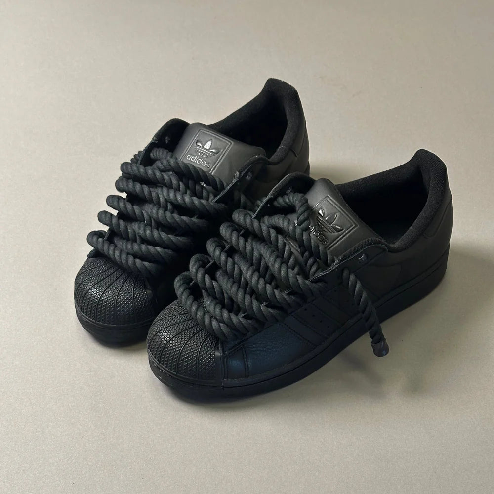 ADIDAS SUPERSTAR NOIR CUSTOM ROPE 1 - Image 2