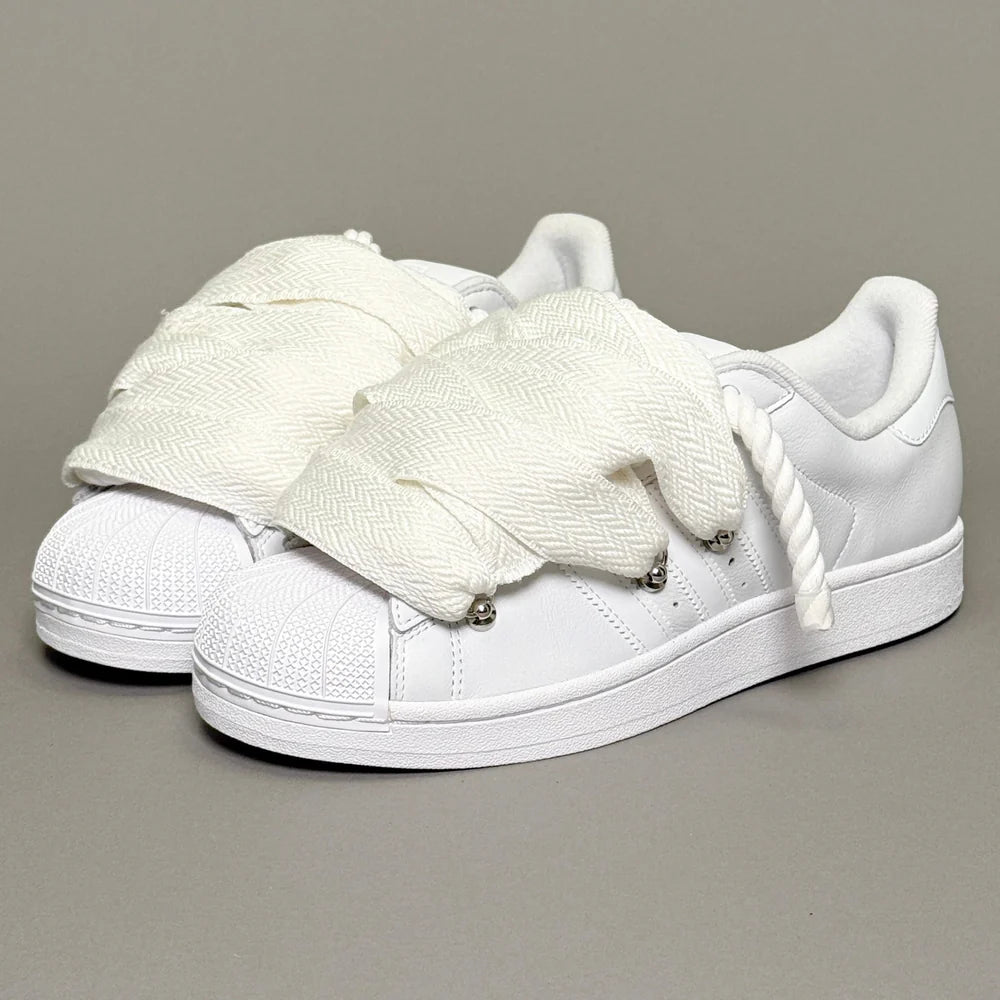 ADIDAS SUPERSTAR BLANC CUSTOM ROPE 1 & LANVIN - Image 4