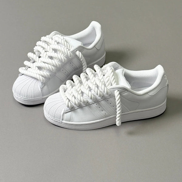 ADIDAS SUPERSTAR BLANC CUSTOM ROPE 1 - Vue alternative