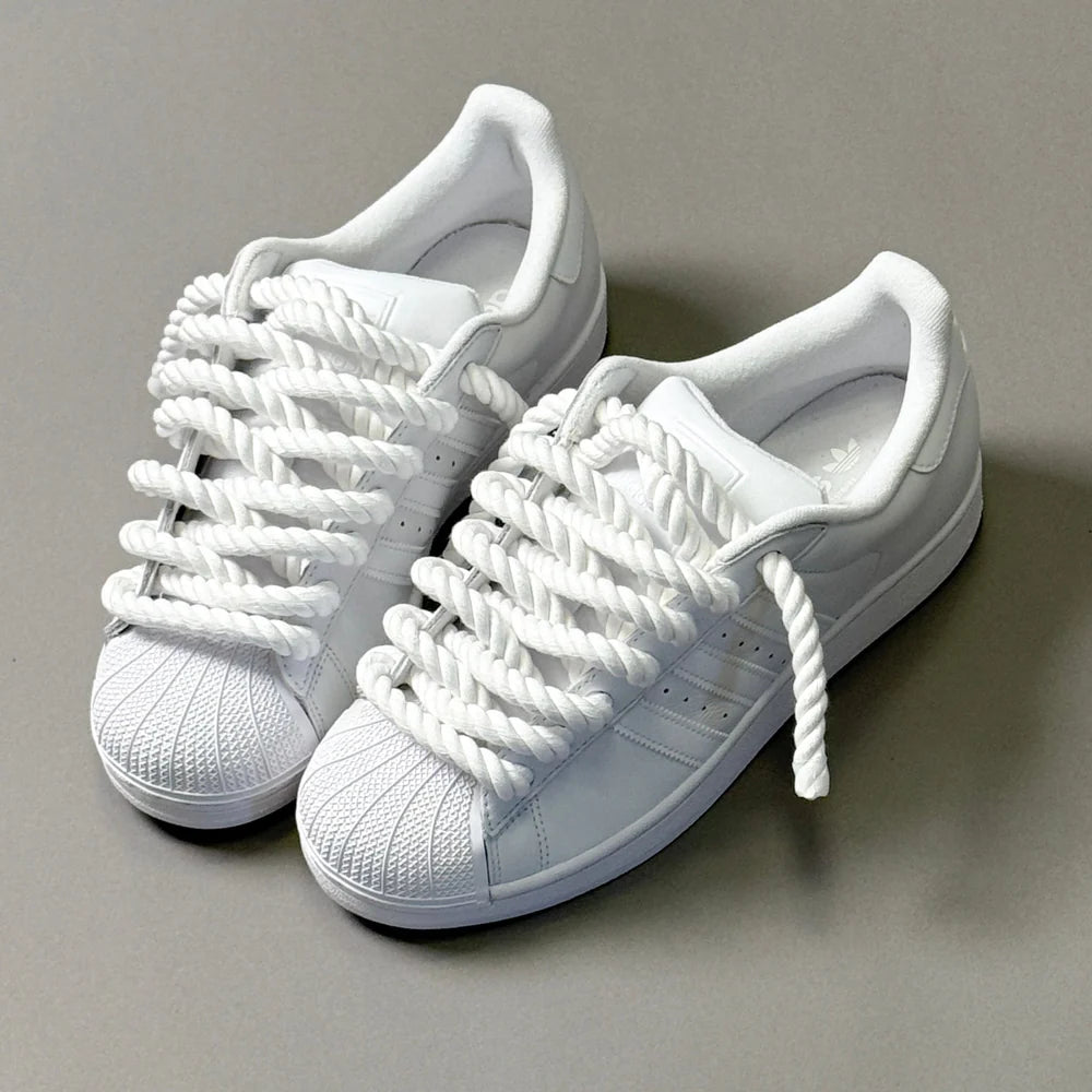 ADIDAS SUPERSTAR BLANC CUSTOM ROPE 1 - Image 3