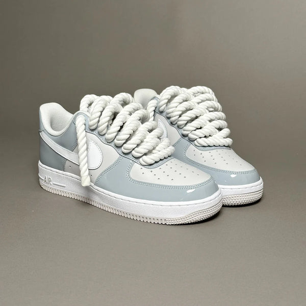 AF1 LOW VERNIS GRIS & ROPE 1