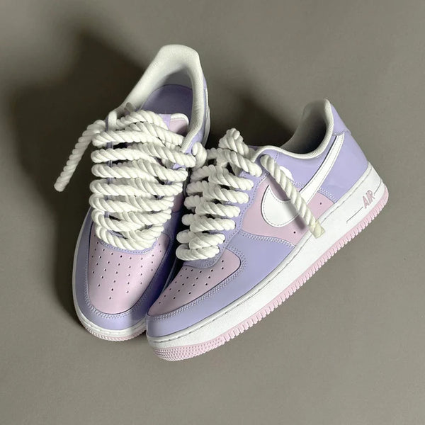 AF1 LOW VERNIS VIOLET BLANC & ROPE 1 (Copie)