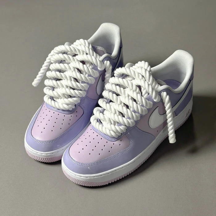 AF1 LOW VERNIS VIOLET BLANC & ROPE 1 (Copie) - Image 4