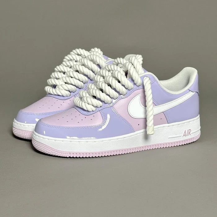 AF1 LOW VERNIS VIOLET BLANC & ROPE 1 (Copie) - Image 5